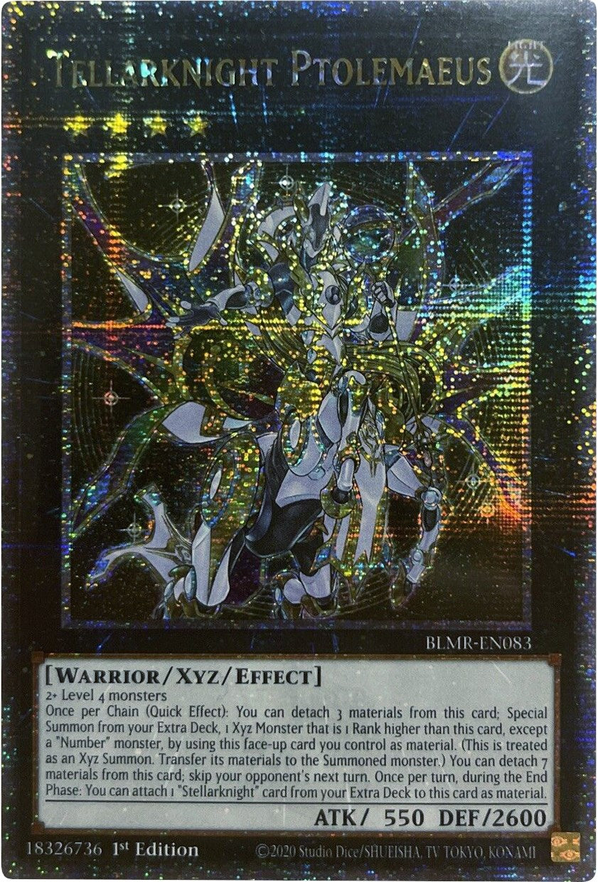 Tellarknight Ptolemaeus [BLMR-EN083] Quarter Century Secret Rare | The Gaming-Verse