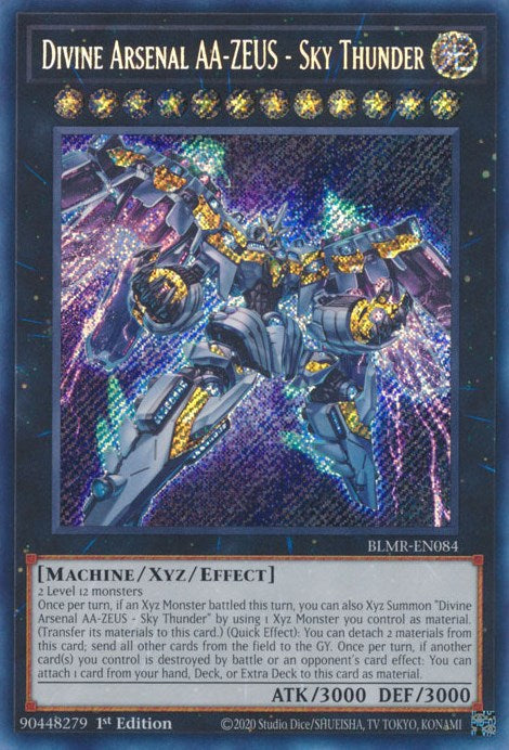 Divine Arsenal AA-ZEUS - Sky Thunder [BLMR-EN084] Secret Rare | The Gaming-Verse