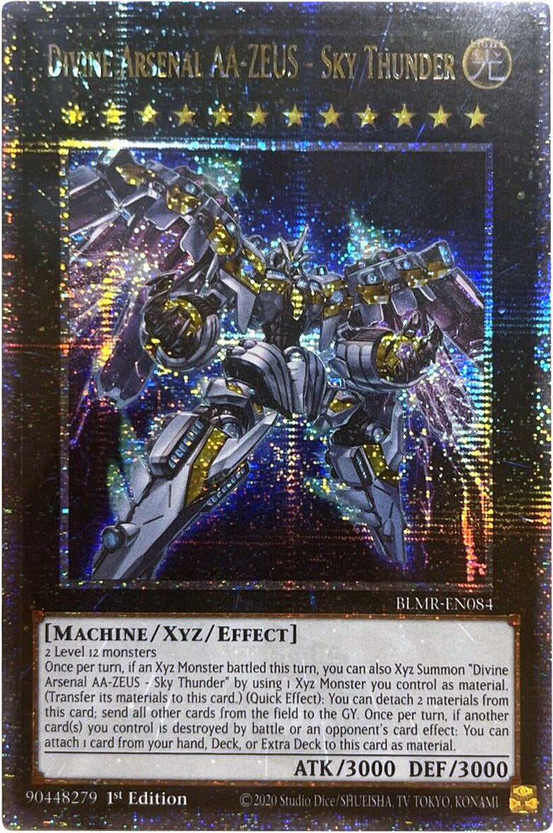 Divine Arsenal AA-ZEUS - Sky Thunder [BLMR-EN084] Quarter Century Secret Rare | The Gaming-Verse