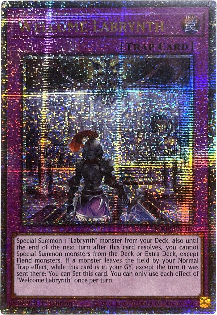 Welcome Labrynth [BLMR-EN102] Quarter Century Secret Rare | The Gaming-Verse