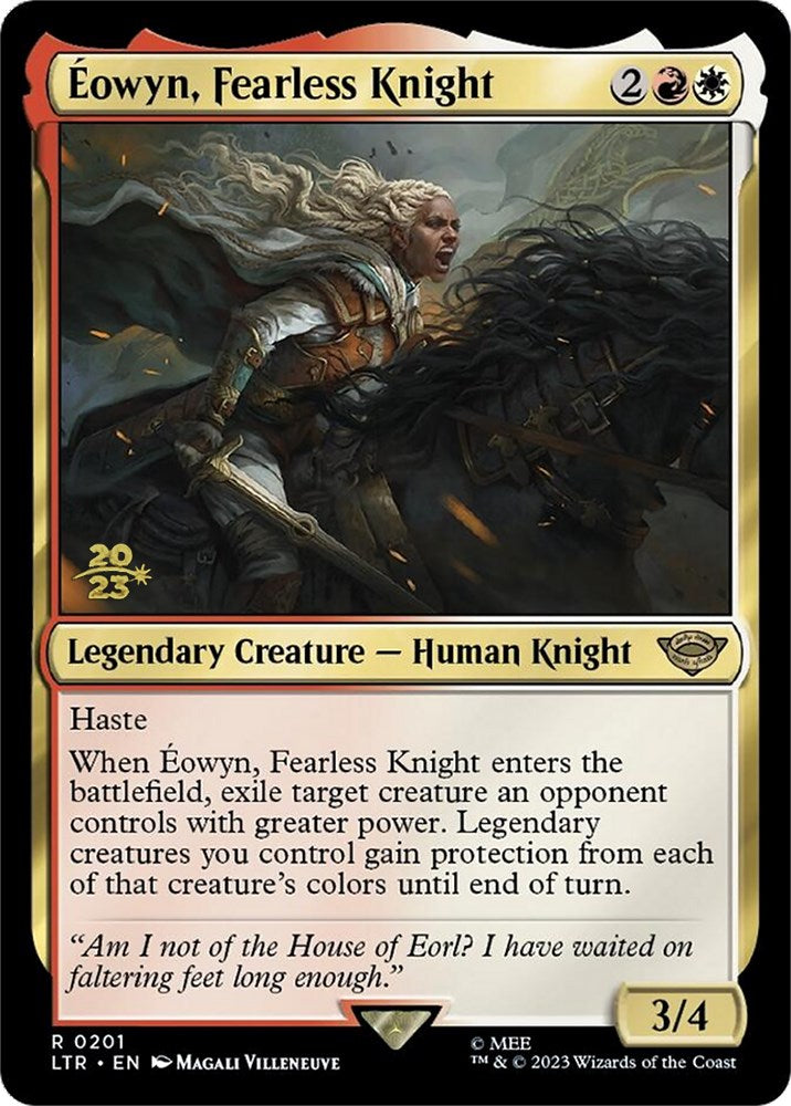 Eowyn, Fearless Knight [The Lord of the Rings: Tales of Middle-Earth Prerelease Promos] | The Gaming-Verse