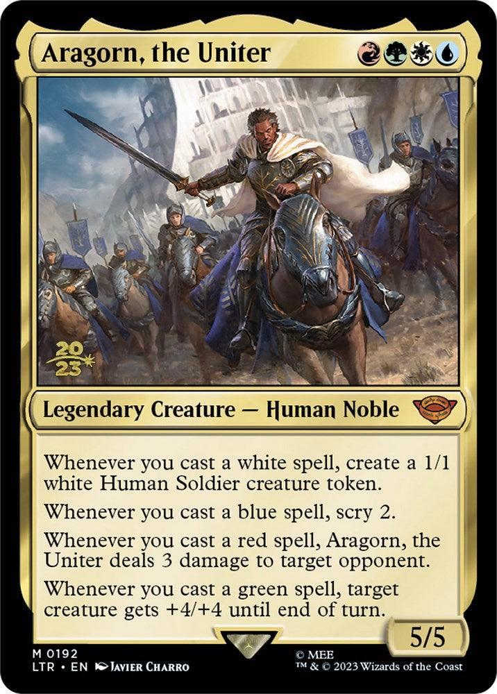 Aragorn, the Uniter [The Lord of the Rings: Tales of Middle-Earth Prerelease Promos] | The Gaming-Verse