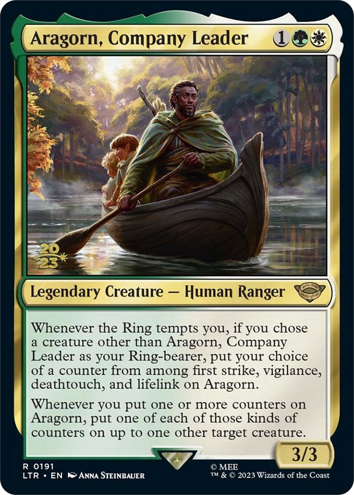 Aragorn, Company Leader [The Lord of the Rings: Tales of Middle-Earth Prerelease Promos] | The Gaming-Verse