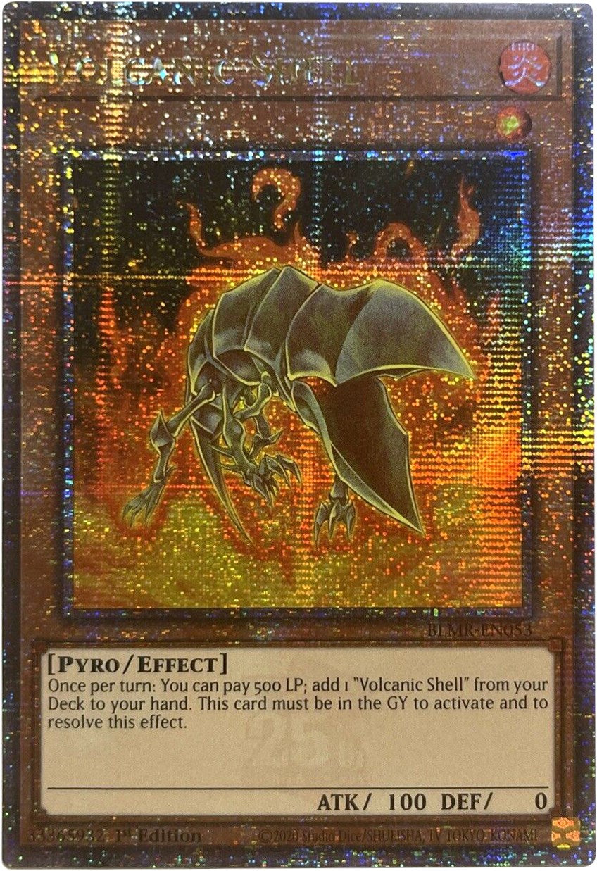 Volcanic Shell [BLMR-EN053] Quarter Century Secret Rare | The Gaming-Verse