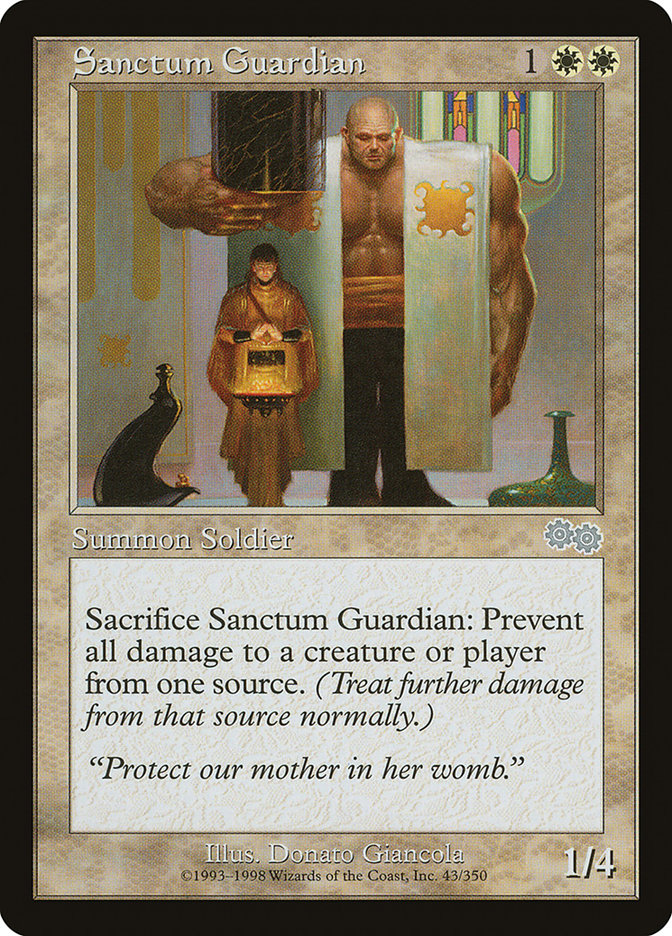 Sanctum Guardian [Urza's Saga] | The Gaming-Verse