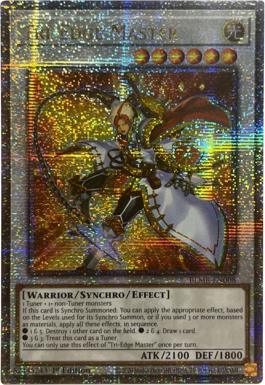 Tri-Edge Master [BLMR-EN008] Quarter Century Secret Rare | The Gaming-Verse