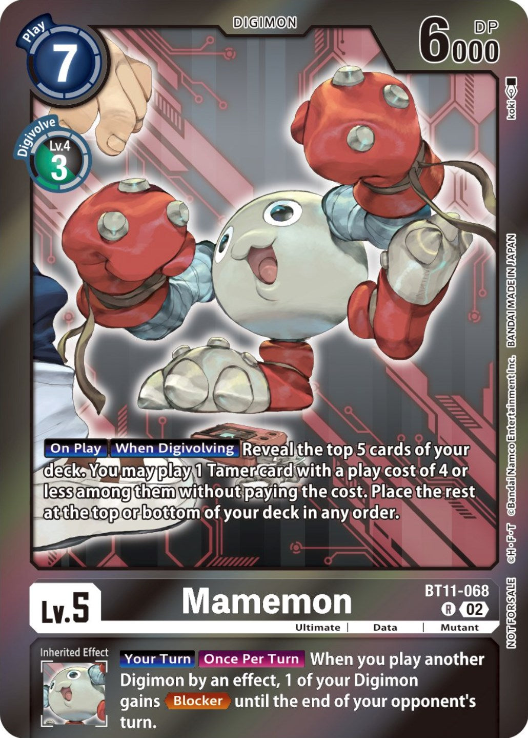 Mamemon [BT11-068] (Event Pack 5) [Dimensional Phase Promos] | The Gaming-Verse