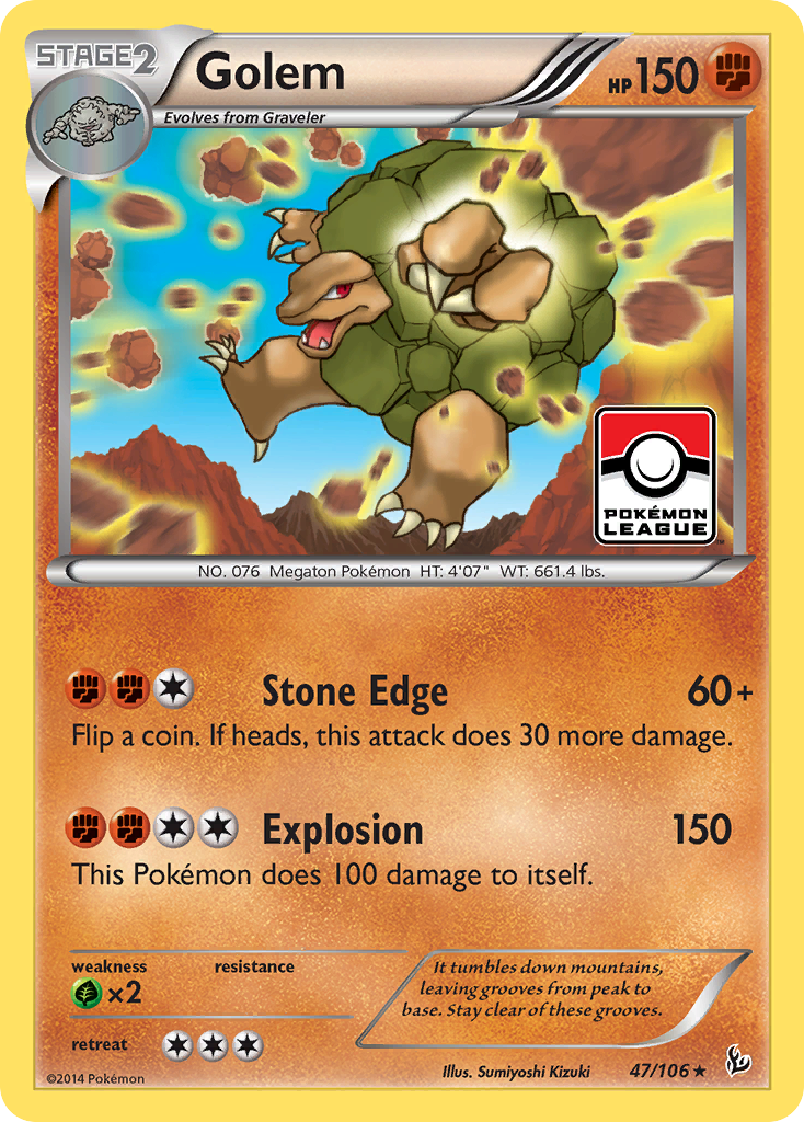 Golem (47/106) [XY: Flashfire] | The Gaming-Verse