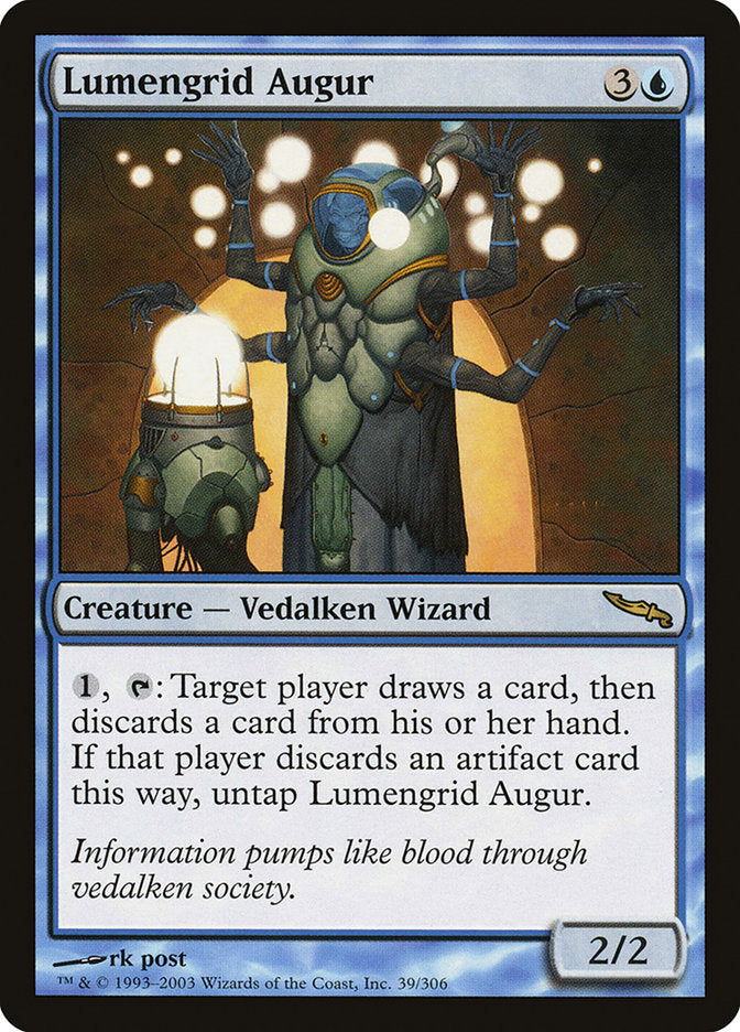 Lumengrid Augur [Mirrodin] | The Gaming-Verse