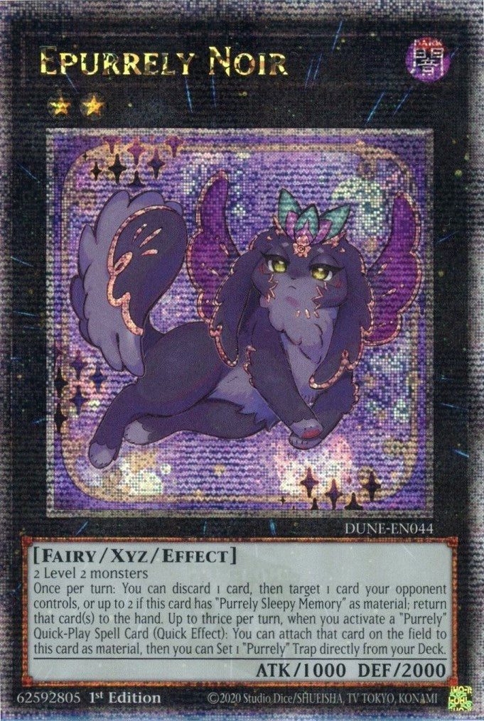 Epurrely Noir [DUNE-EN044] Quarter Century Secret Rare | The Gaming-Verse