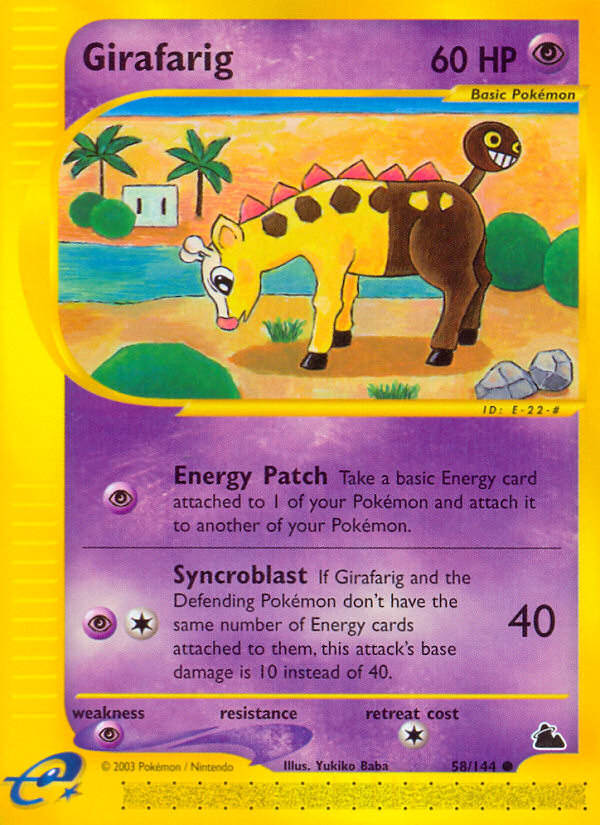 Girafarig (58/144) [Skyridge] | The Gaming-Verse