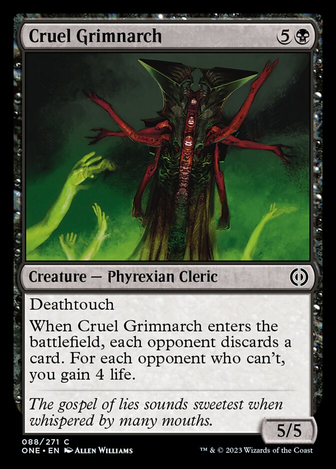 Cruel Grimnarch [Phyrexia: All Will Be One] | The Gaming-Verse