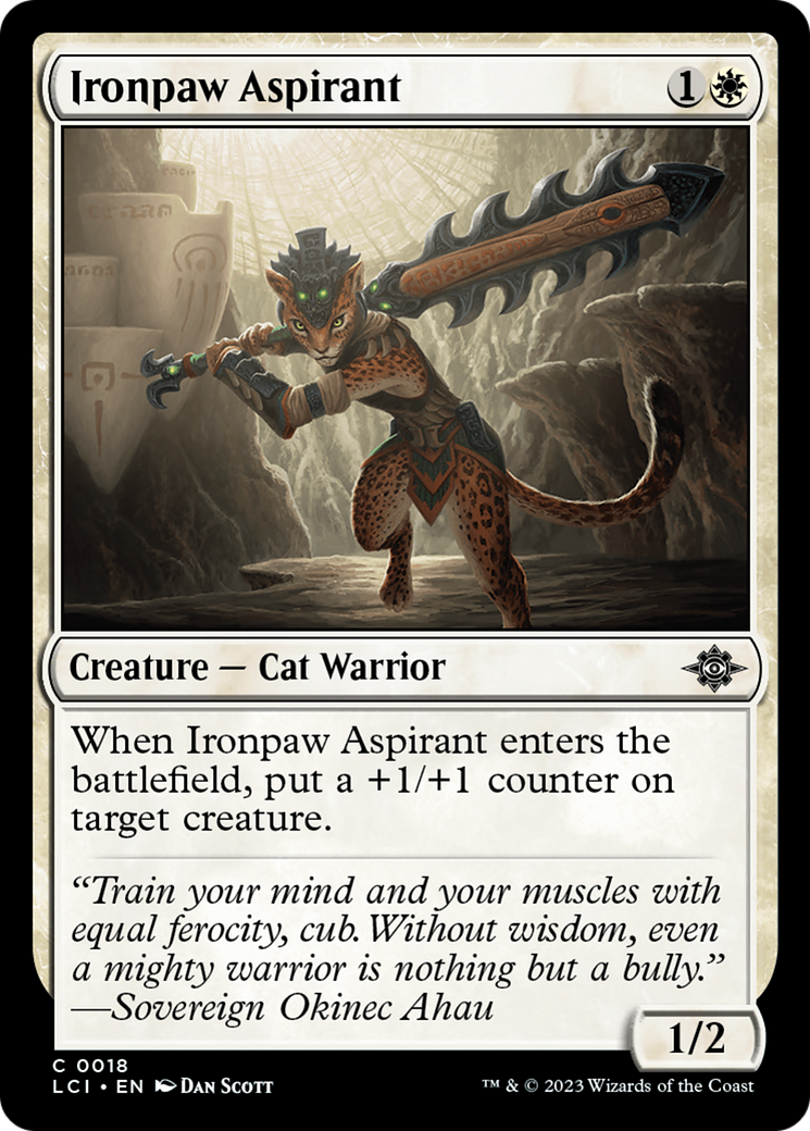 Ironpaw Aspirant [The Lost Caverns of Ixalan] | The Gaming-Verse