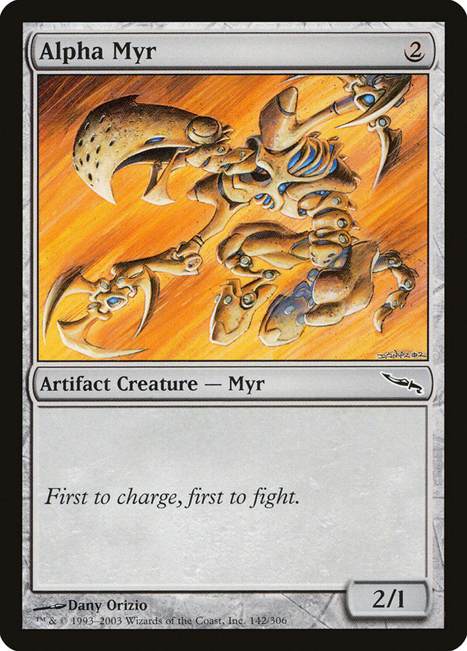 Alpha Myr [Mirrodin] | The Gaming-Verse