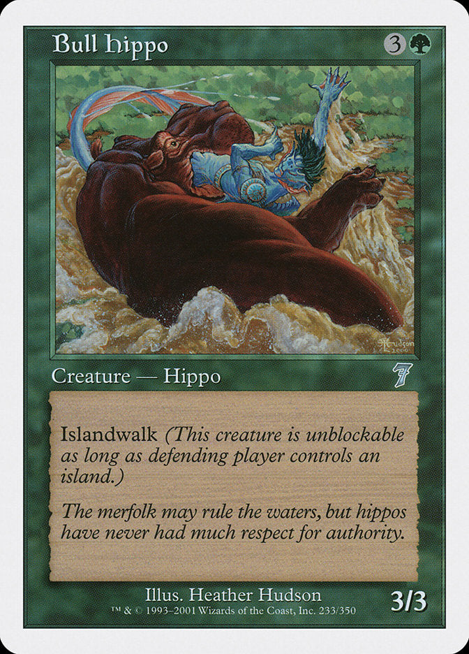 Bull Hippo [Seventh Edition] | The Gaming-Verse