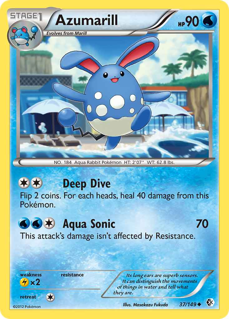 Azumarill (37/149) [Black & White: Boundaries Crossed] | The Gaming-Verse