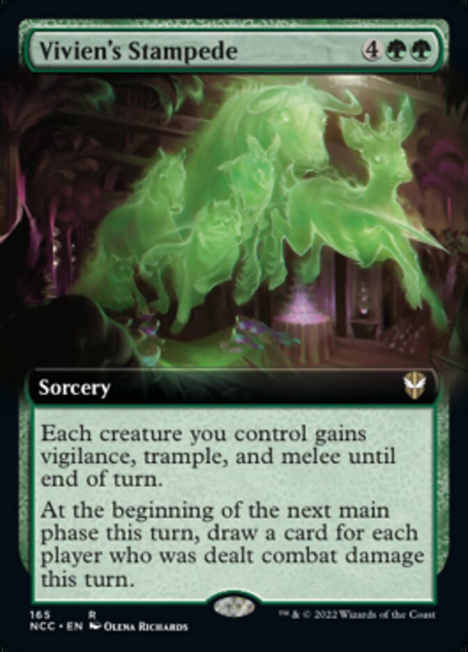 Vivien's Stampede (Extended Art) [Streets of New Capenna Commander] | The Gaming-Verse