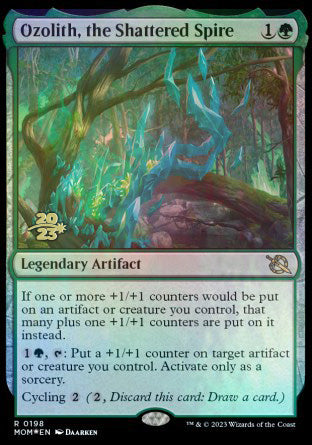 Ozolith, the Shattered Spire [March of the Machine Prerelease Promos] | The Gaming-Verse