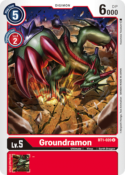 Groundramon [BT1-020] [Release Special Booster Ver.1.0] | The Gaming-Verse