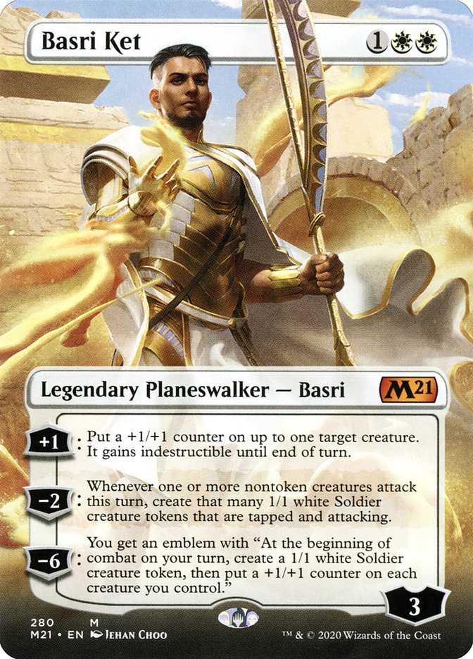 Basri Ket (Borderless) [Core Set 2021] | The Gaming-Verse