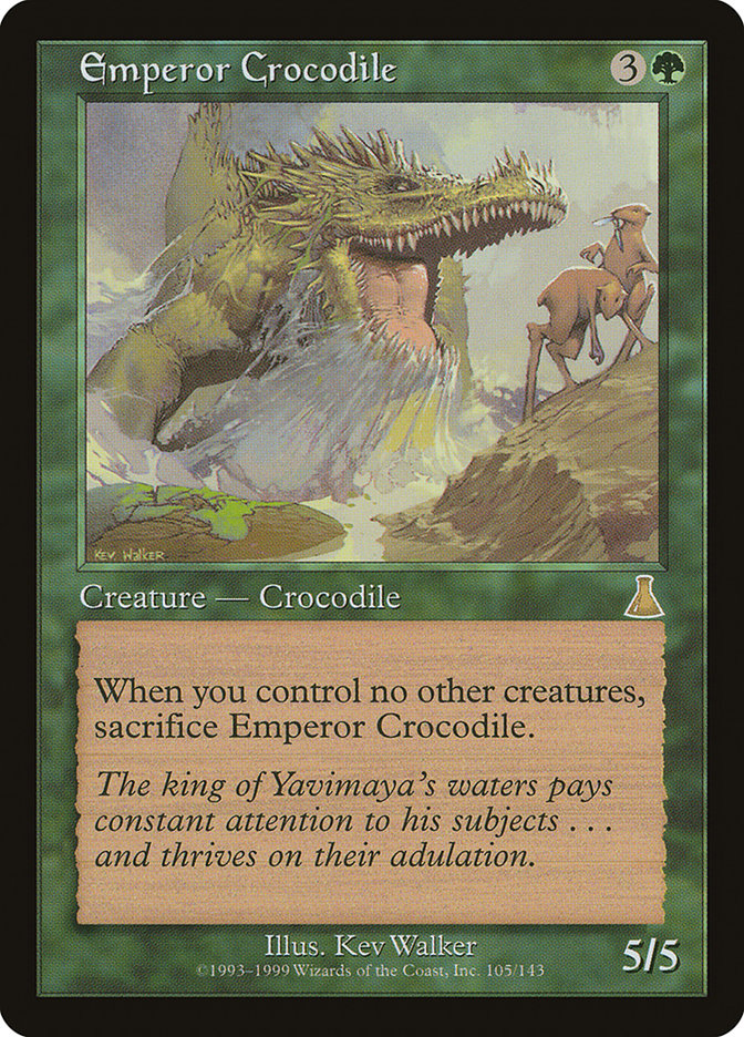 Emperor Crocodile [Urza's Destiny] | The Gaming-Verse