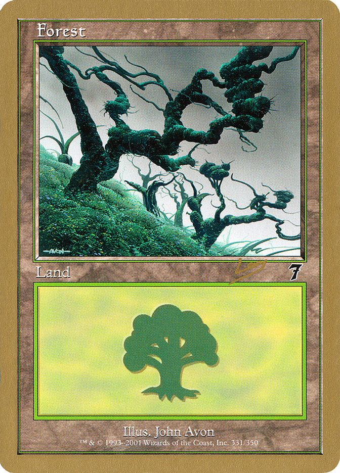 Forest (rl331) (Raphael Levy) [World Championship Decks 2002] | The Gaming-Verse