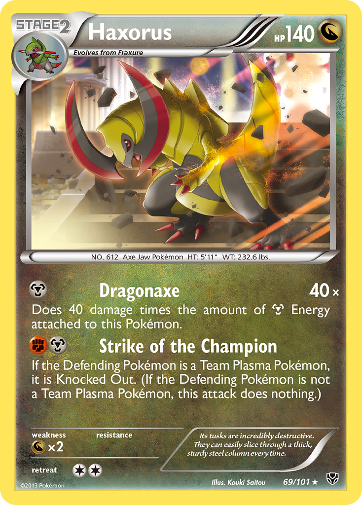 Haxorus (69/101) [Black & White: Plasma Blast] | The Gaming-Verse