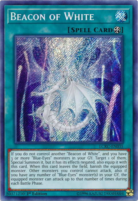 Beacon of White [LCKC-EN035] Secret Rare | The Gaming-Verse