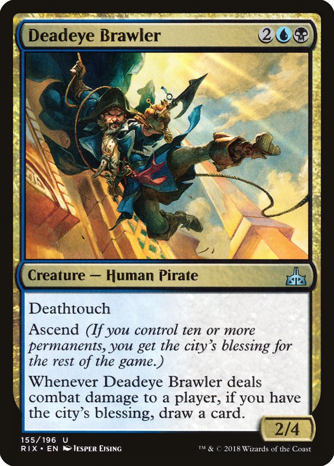 Deadeye Brawler [Rivals of Ixalan] | The Gaming-Verse