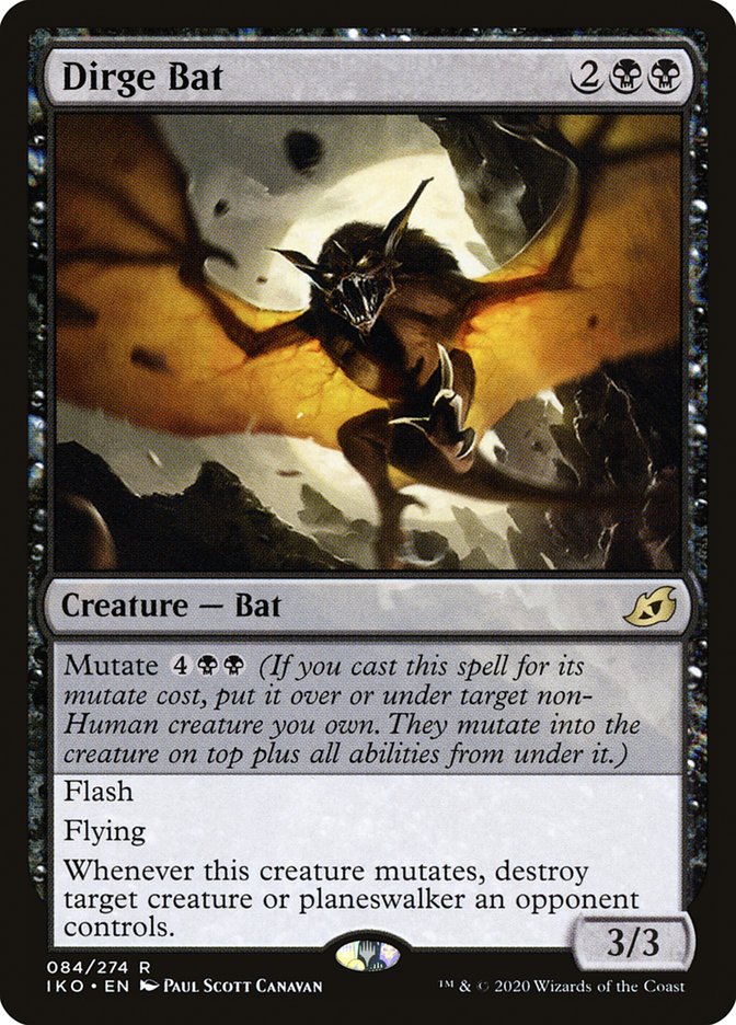 Dirge Bat [Ikoria: Lair of Behemoths] | The Gaming-Verse