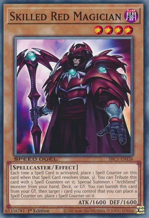 Skilled Red Magician [SBC1-ENI26] Common | The Gaming-Verse