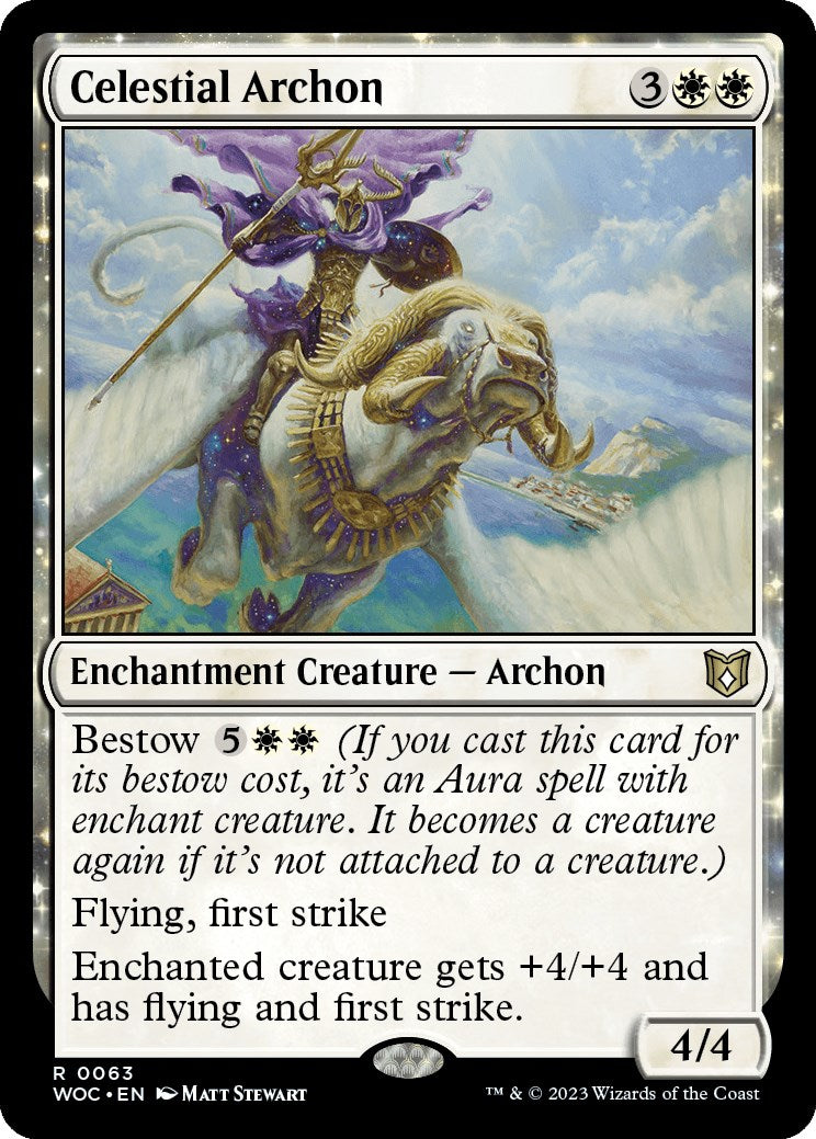 Celestial Archon [Wilds of Eldraine Commander] | The Gaming-Verse