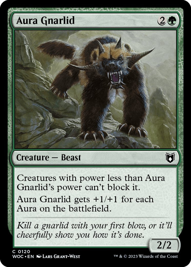 Aura Gnarlid [Wilds of Eldraine Commander] | The Gaming-Verse