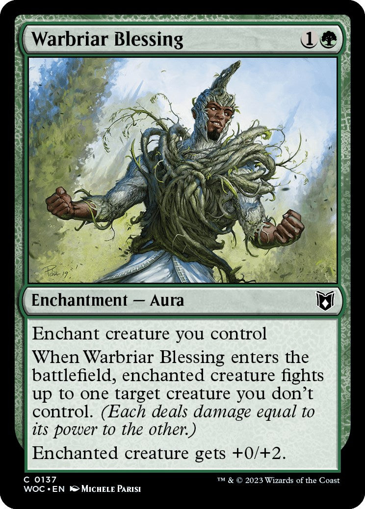 Warbriar Blessing [Wilds of Eldraine Commander] | The Gaming-Verse