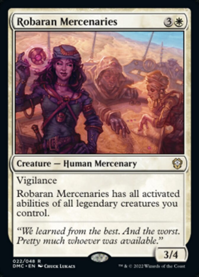 Robaran Mercenaries [Dominaria United Commander] | The Gaming-Verse