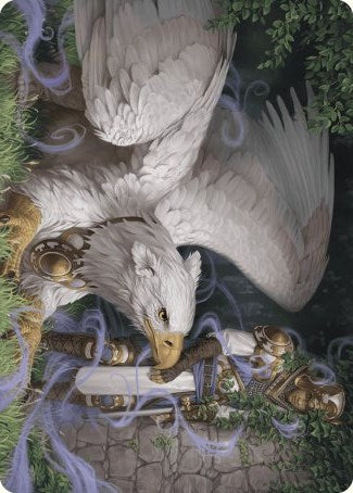 Dutiful Griffin Art Card [Wilds of Eldraine Art Series] | The Gaming-Verse