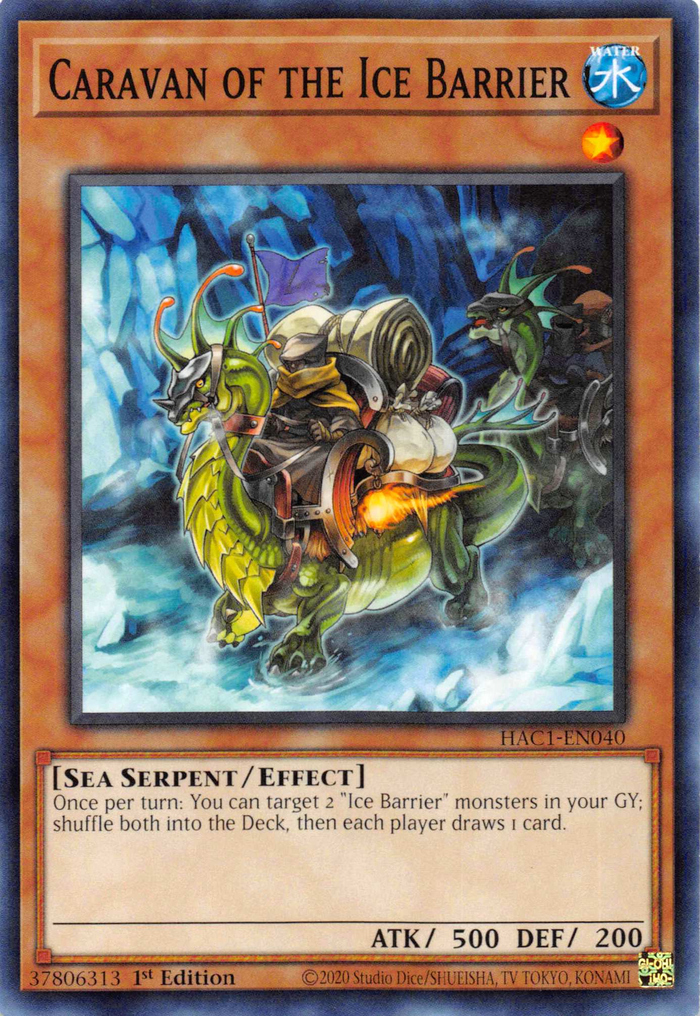 Caravan of the Ice Barrier [HAC1-EN040] Common | The Gaming-Verse