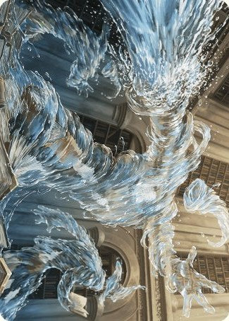 Splashy Spellcaster Art Card [Wilds of Eldraine Art Series] | The Gaming-Verse