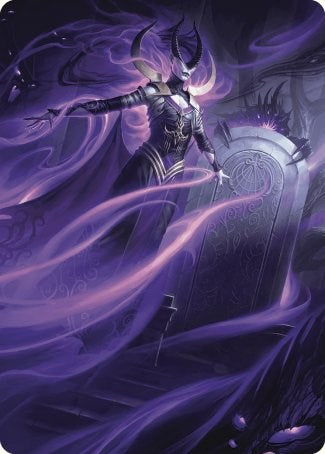 Ashiok, Wicked Manipulator Art Card (10/81) [Wilds of Eldraine Art Series] | The Gaming-Verse