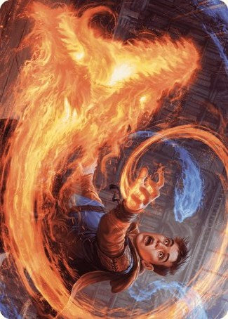 Frantic Firebolt Art Card [Wilds of Eldraine Art Series] | The Gaming-Verse