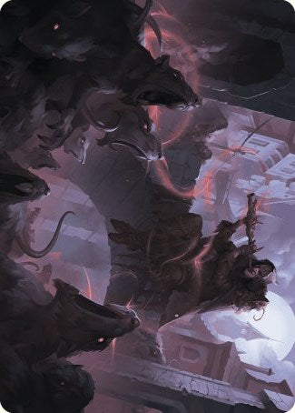 Gnawing Crescendo Art Card [Wilds of Eldraine Art Series] | The Gaming-Verse