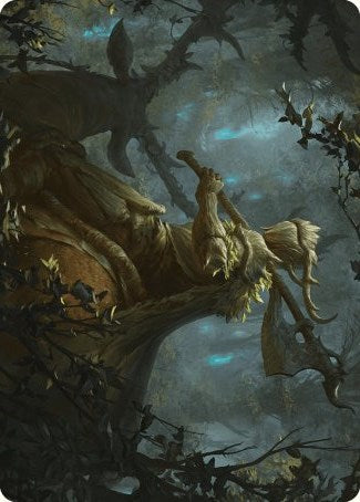 Verdant Outrider Art Card [Wilds of Eldraine Art Series] | The Gaming-Verse