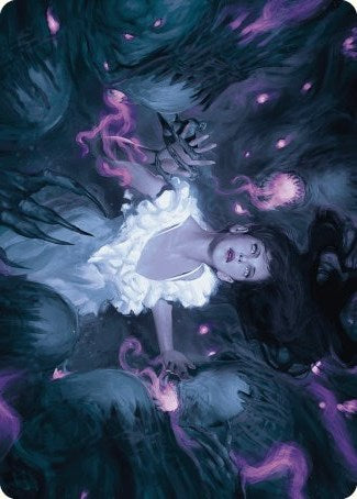 Neva, Stalked by Nightmares Art Card [Wilds of Eldraine Art Series] | The Gaming-Verse