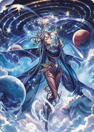 Omniscience Anime Art Card [Wilds of Eldraine Art Series] | The Gaming-Verse