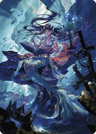 Rhystic Study Art Card [Wilds of Eldraine Art Series] | The Gaming-Verse