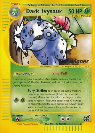 Dark Ivysaur (6) (Winner) [Best of Promos] | The Gaming-Verse