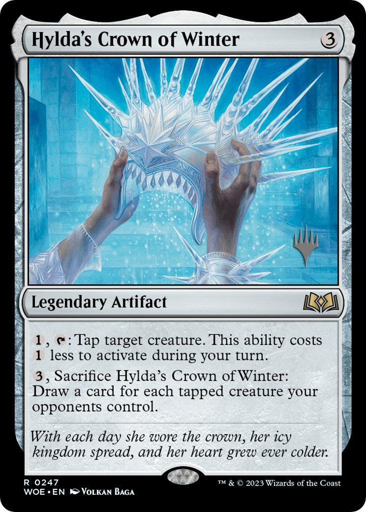 Hylda's Crown of Winter (Promo Pack) [Wilds of Eldraine Promos] | The Gaming-Verse