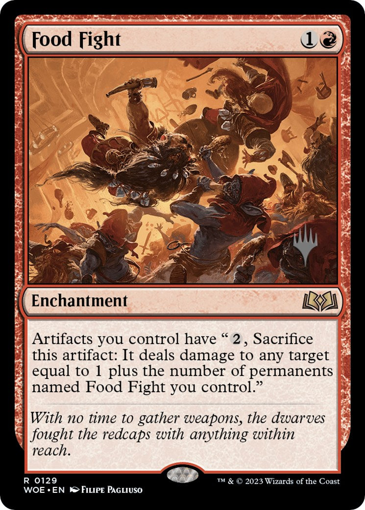 Food Fight (Promo Pack) [Wilds of Eldraine Promos] | The Gaming-Verse