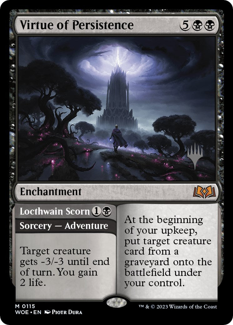 Virtue of Persistence (Promo Pack) [Wilds of Eldraine Promos] | The Gaming-Verse