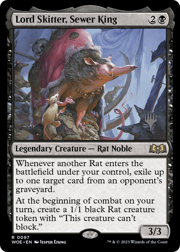 Lord Skitter, Sewer King (Promo Pack) [Wilds of Eldraine Promos] | The Gaming-Verse